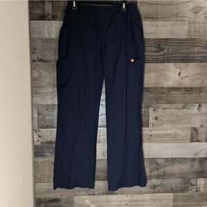 Orange Standard scrub Navy Medium Tall